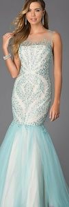 NWT Terani Aqua Gown